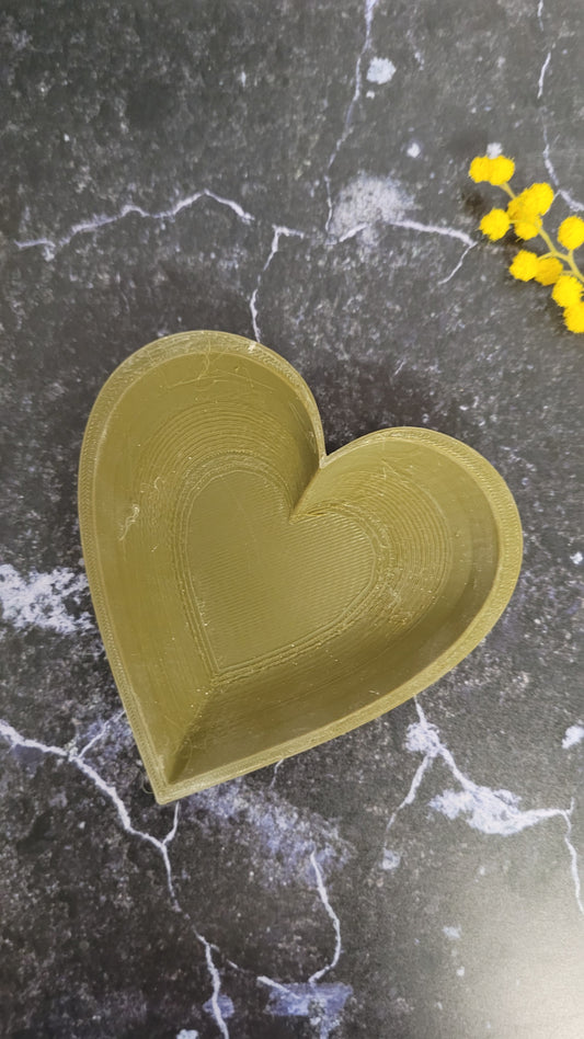 Moule pour coupelle cœur 9,5 cm – Outil de modelage en PLA