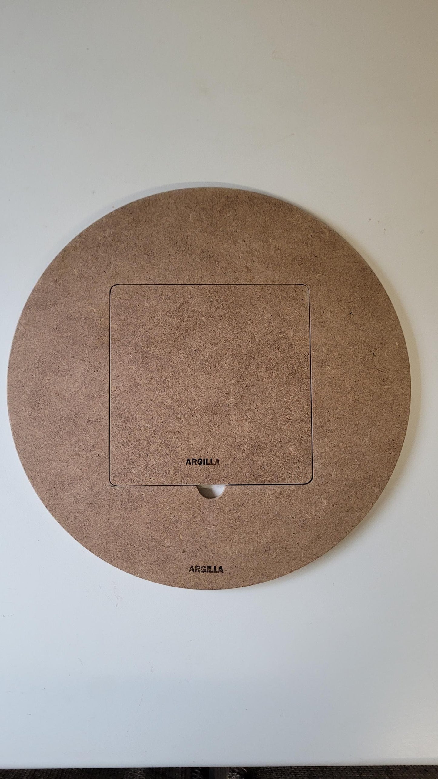 Système de rondeaux à inserts — 1 Rondeau ajouré (Ø 30cm) + 5 Inserts Carrés — MDF Hydrofuge