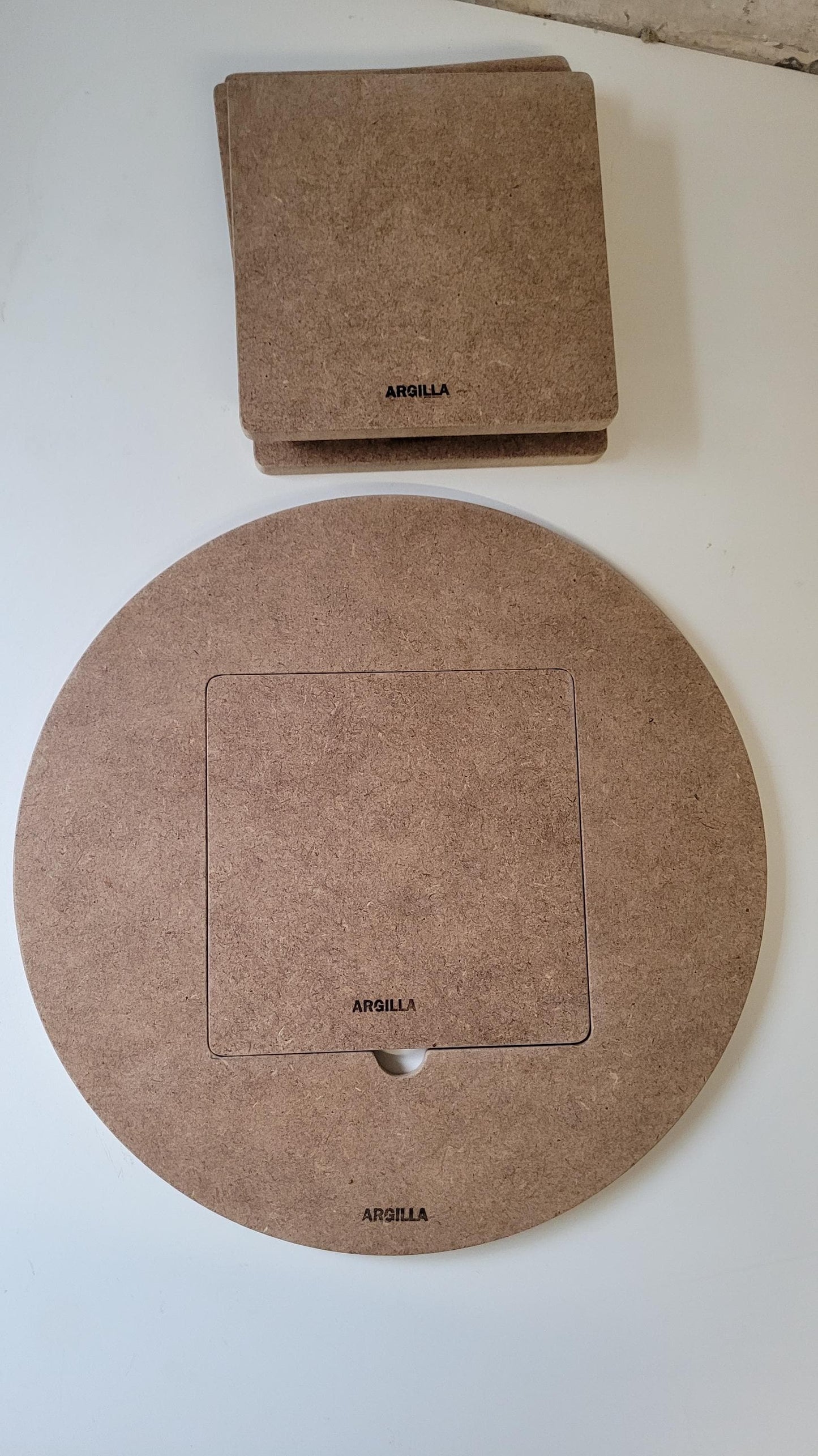 Lot de 5 Inserts Carrés pour système de rondeau ajouré— Angles arrondis — MDF Hydrofuge