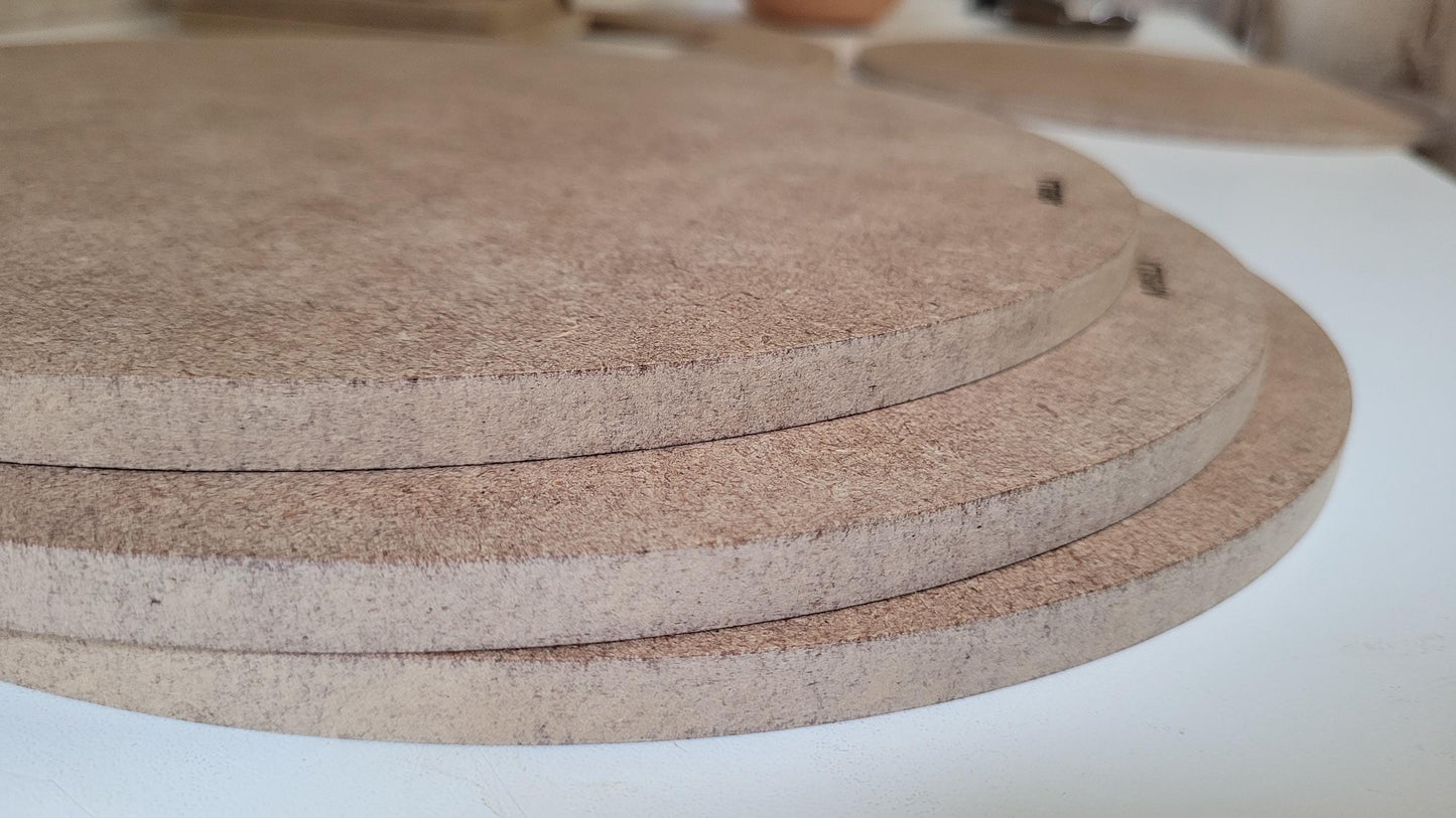 Rondeau plein pour tour de potier – Ø 30 cm – MDF Hydrofuge haute densité